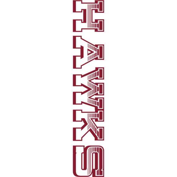 hawkshop hawks stripe maroon Thumbnail